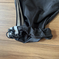 adidas アディダス トラックパンツ 黒 M 3本ライン 裏メッシュ