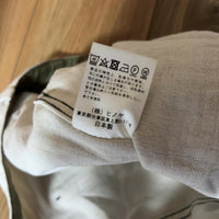 BURGUS PLUS コットンリネン ペインターパンツ 白 L 日本製