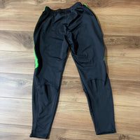 NIKE ジャージ トラックパンツ 黒 緑 M ドライフィット