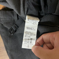 INHERIT クライミングイージーパンツ グレー L ストレッチ ベルト付