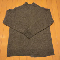 UNIQLO ラムVネックカーディガン グレー XL ウール100%