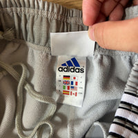 adidas トラックパンツ ジャージ グレー M スリーストライプ