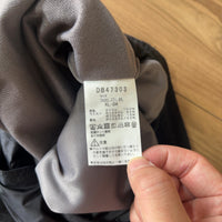 DANSKIN 裏起毛ナイロンパンツ ブラック XL 裾ドローコード