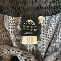 adidas アディダス トラックパンツ 黒 M 3本ライン 裏メッシュ