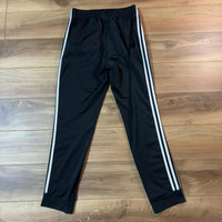 adidas ジャージパンツ ブラック L 裾リブ スリーストライプス