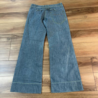 POLO JEANS CO. ローライズ フレア デニムパンツ 青 M