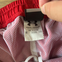 UNDER ARMOUR トラックパンツ 赤 L サイドライン