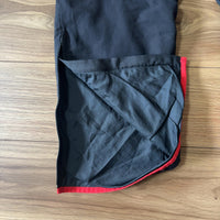 adidas アディダス ACミラン トラックパンツ 黒 赤 M