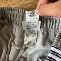 adidas トラックパンツ ジャージ グレー M スリーストライプ