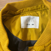 ZARA キッズ 中綿スタジャン イエロー ホワイト 160cm