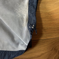 NIKE ナイキ ナイロン トラックパンツ ネイビー XL サイドライン 裏メッシュ