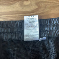 adidas トラックパンツ 黒 金 XL メンズ シャカパン 裏メッシュ