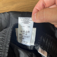 adidas アディダス ナイロントラックパンツ 黒 L サイドライン 裾ジップ