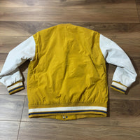 ZARA キッズ 中綿スタジャン イエロー ホワイト 160cm